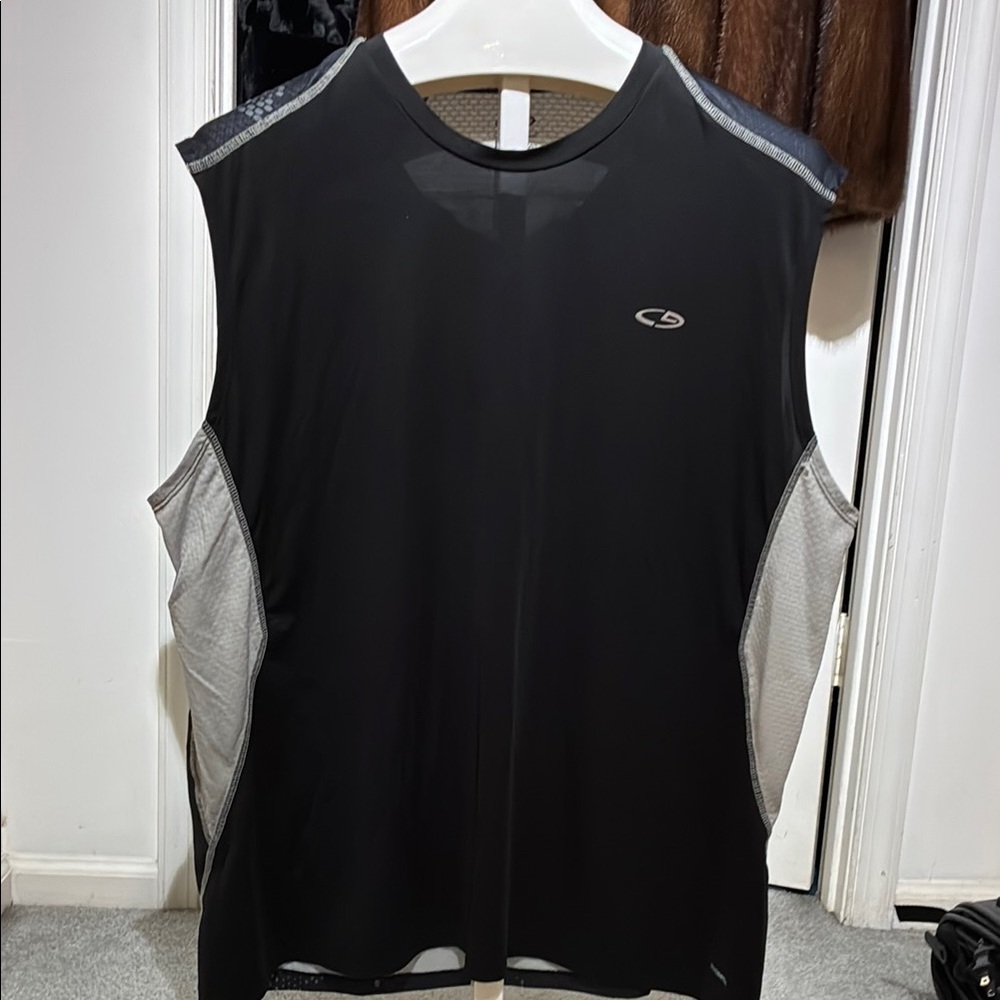 Champion CG Black & Gray Sleeveless Top